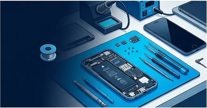 Réparation d'iPhone à domicile à Viry : remplacement d'écran et de batterie
